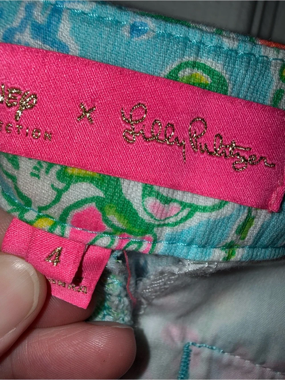 Lilly Pulitzer x Disney Buttercup shorts size 4